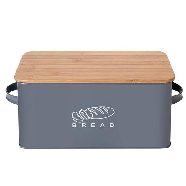 Bread Bin With Bamboo Cutting Board